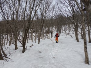 もうすぐマトネ！雪質はザラメ状