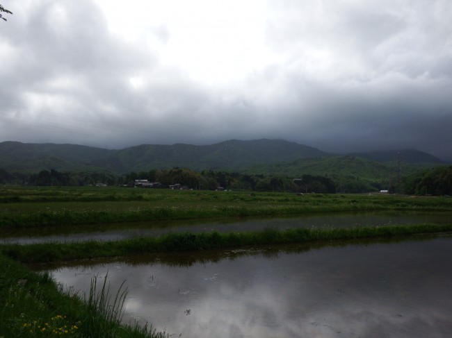 金北山もご覧のとおり