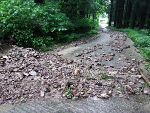 車で乗り越えは不可