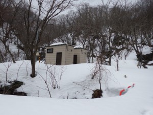 バイトトイレ付近